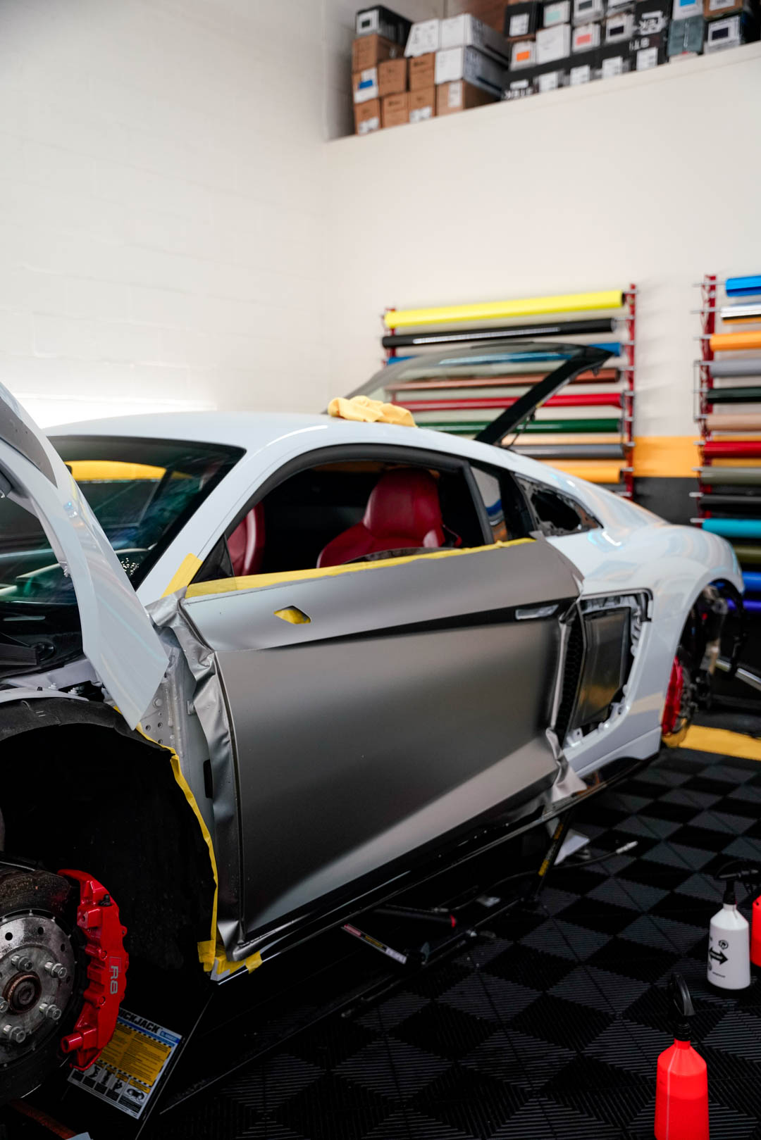 Audi R8 getting Stainless Steel Color PPF
