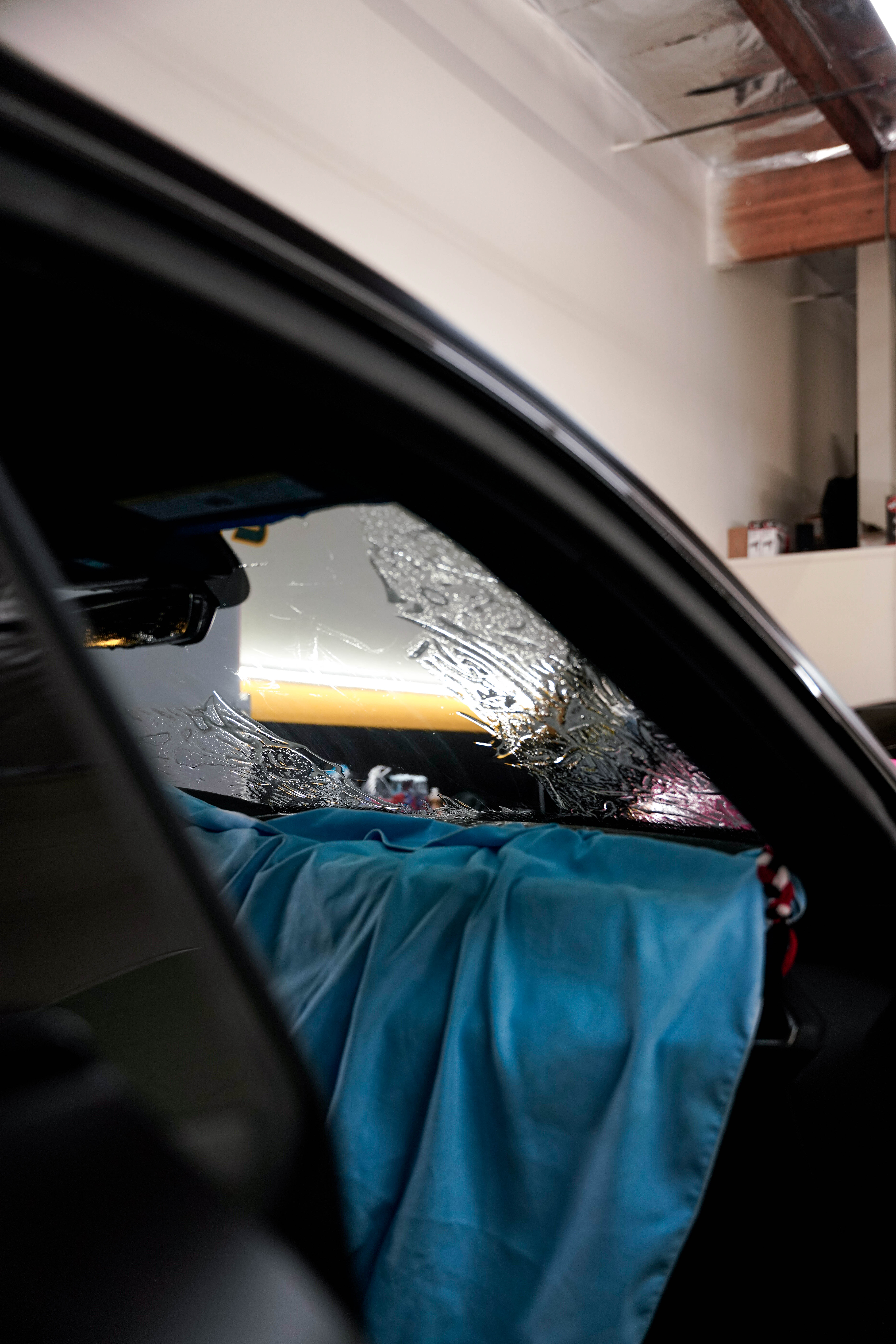 Audi Etron getting front windshield tint